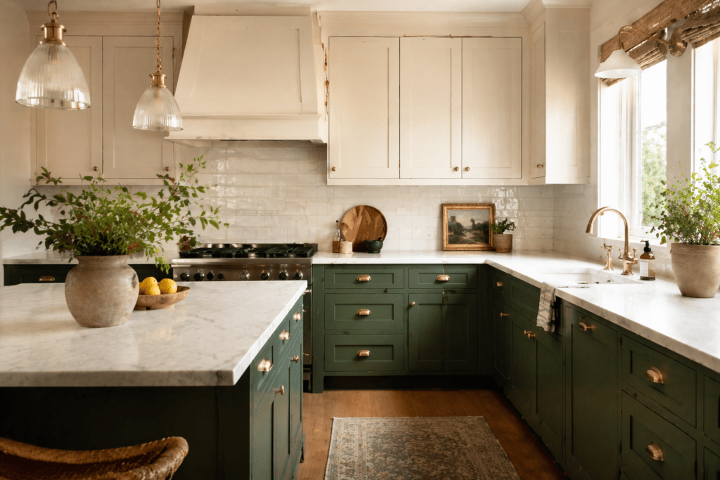 two tone kitchen cabinets 2026 design trend