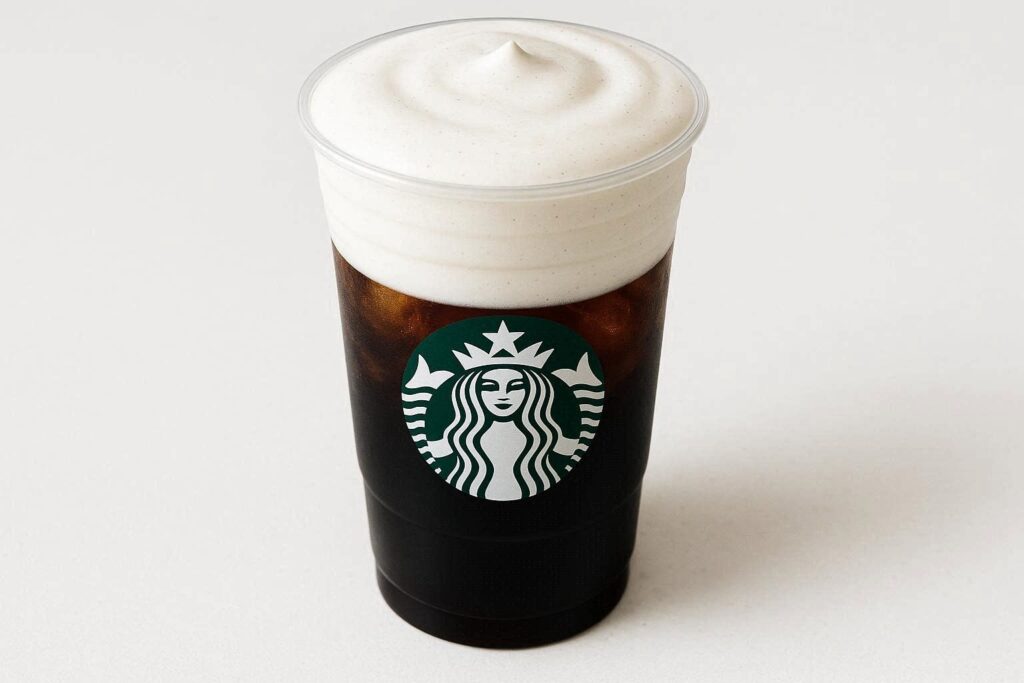 Starbucks Summer Drinks 2026 Vanilla Bean Coconut Cream Cold Brew two-tone aesthetic
