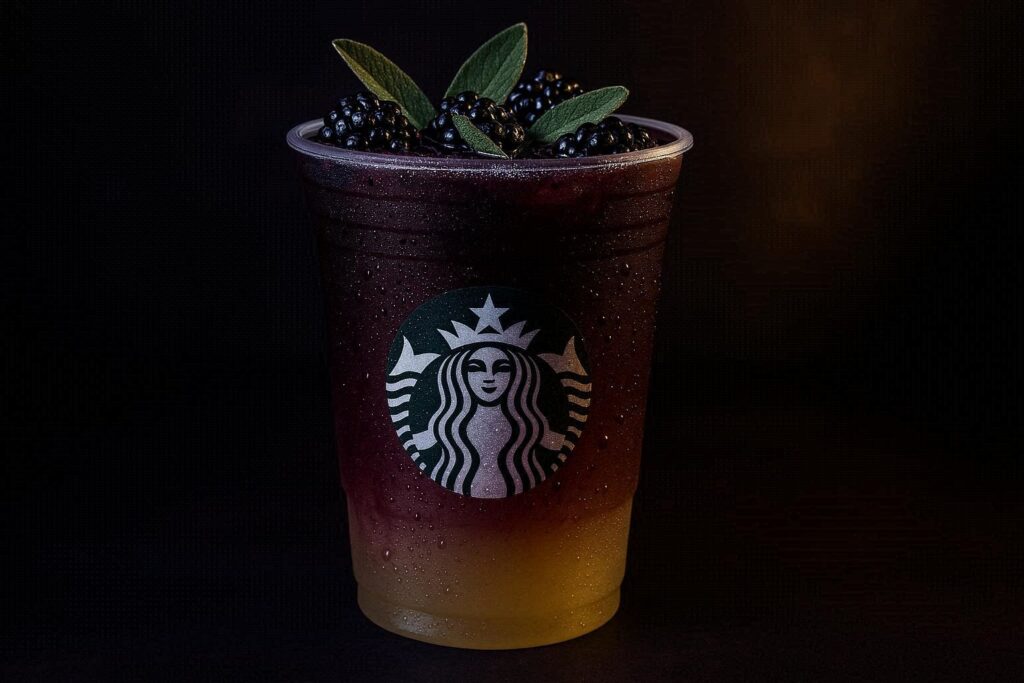  Starbucks Summer Drinks 2026 Blackberry Sage Iced Tea Lemonade dark purple sophisticated drink