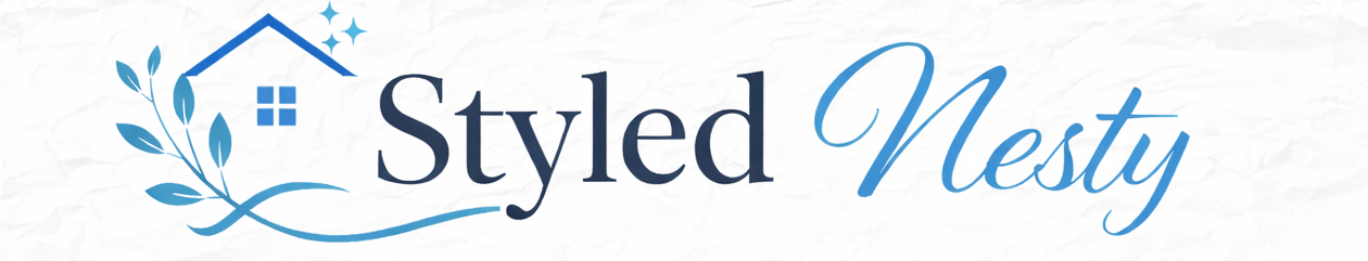 Styled Nesty logo – lifestyle, fashion, home decor, food and hairstyle blog