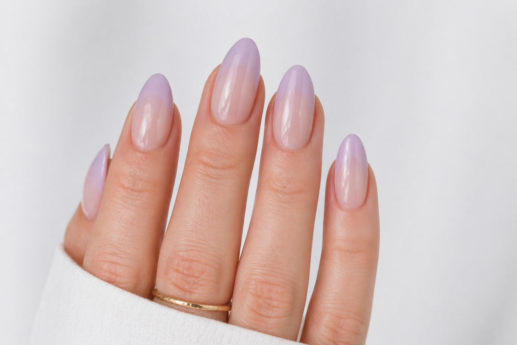 pastel gradient french tip nails modern minimalist spring 2026 designs inspo