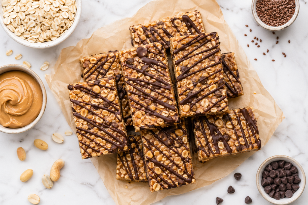no bake peanut butter oat bars recipe 2026 meal prep healthy dessert