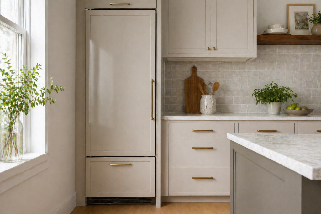 Slim refrigerator small kitchen ideas 2026 counter depth