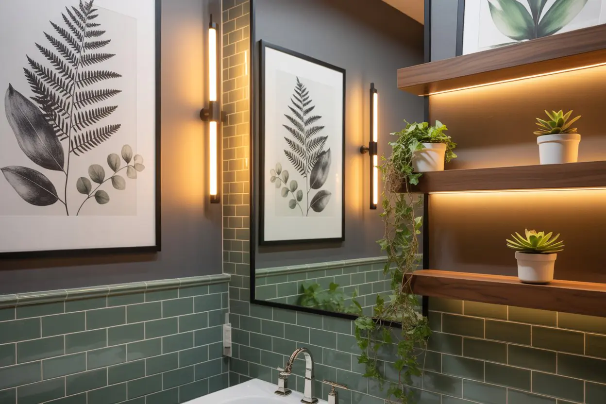 bathroom wall decor ideas 2026 – stunning modern bathroom transformation