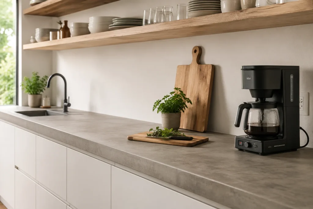  DIY faux concrete countertops budget kitchen makeover 2026 countertop resurfacing