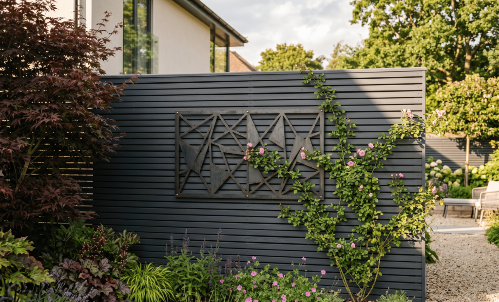 bold fence transformation garden decor ideas 2026 wall art