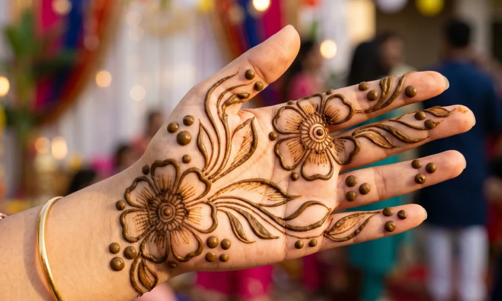 Easy arabic mehndi design for beginners 2026