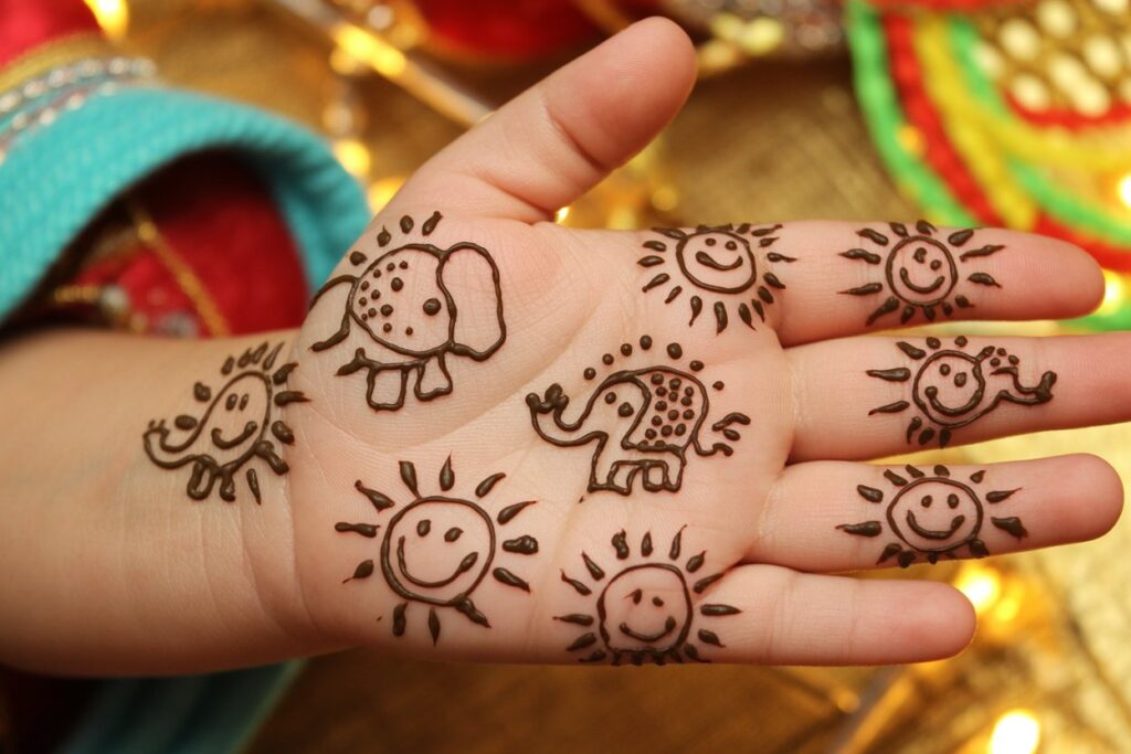 Mehndi design for kids 2026 cute