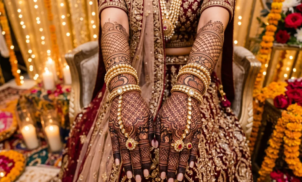Pakistani mehndi design traditional 2026