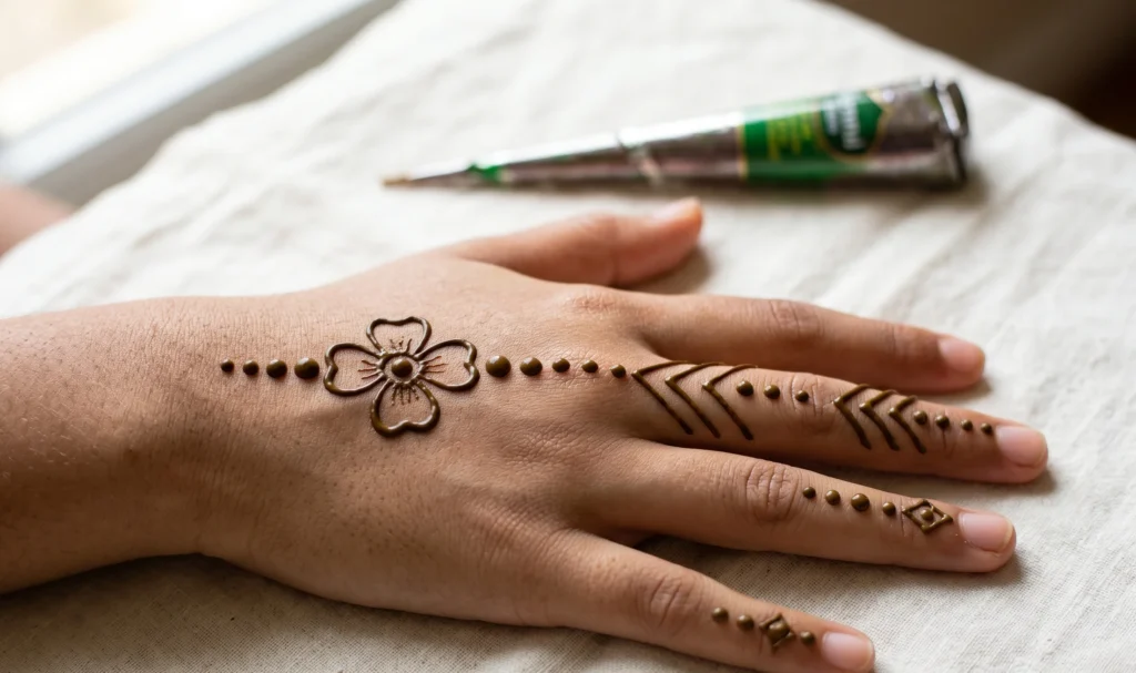 Easy mehndi design for beginners 2026