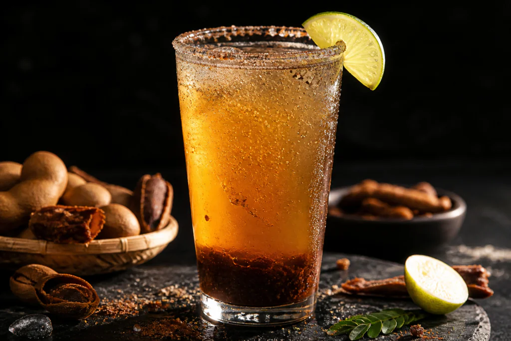 Imli soda sparkling tamarind refreshing drink — trendy Pakistani tamarind soda with black salt 2026