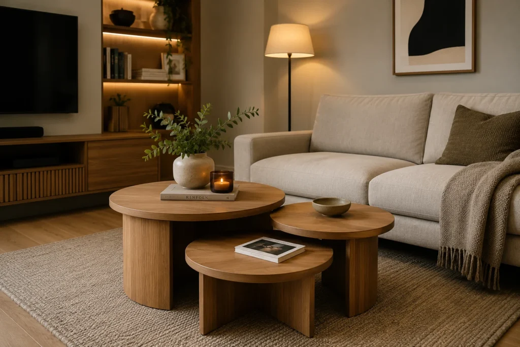 nesting tables small living room space-saving coffee table alternative 2026