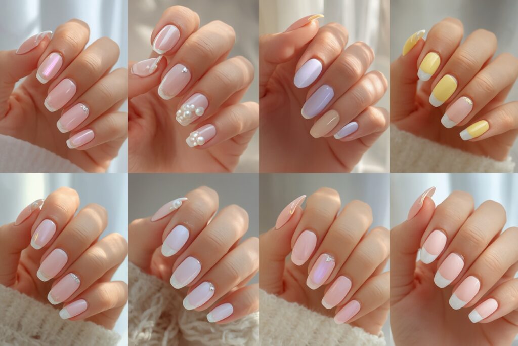 Soft aesthetic summer nail designs 2026 glass skin and minimal luxury