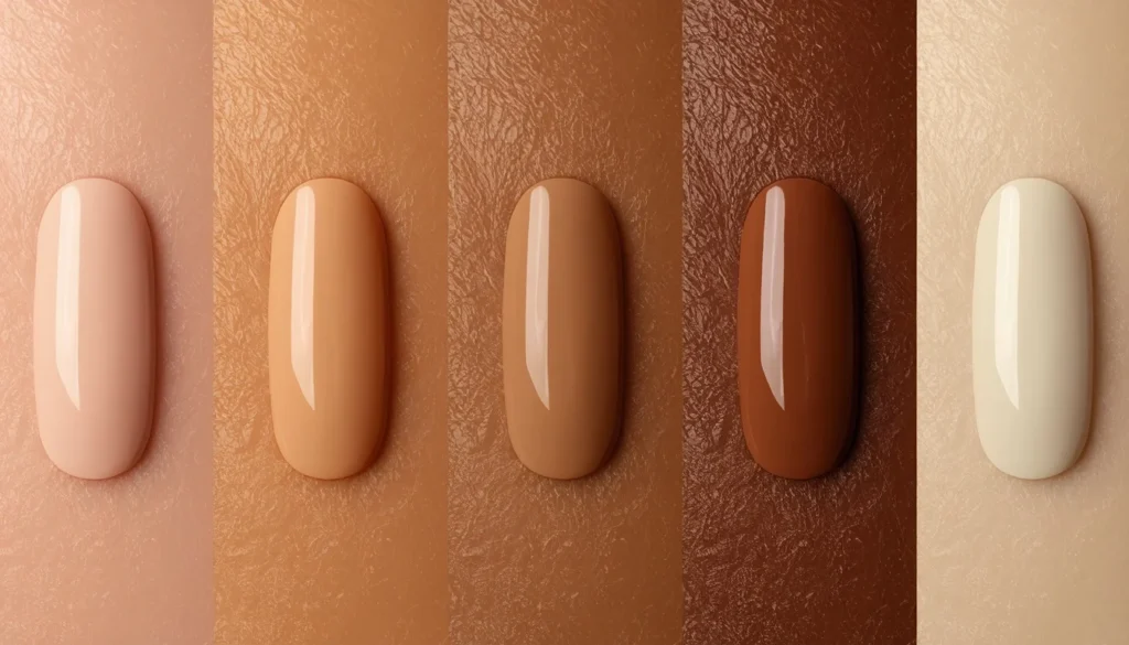 Nude engagement nail ideas for all skin tones 2026 — matching engagement rings