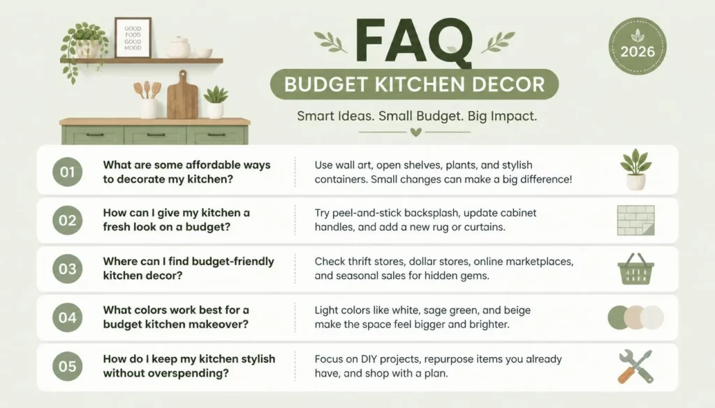  Frequently asked questions about kitchen decor ideas under $200 — AEO optimized guide for 2026