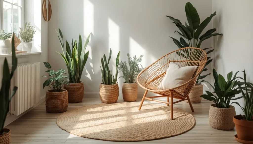 living room carpet ideas with natural jute and sisal rugs for an earthy interior