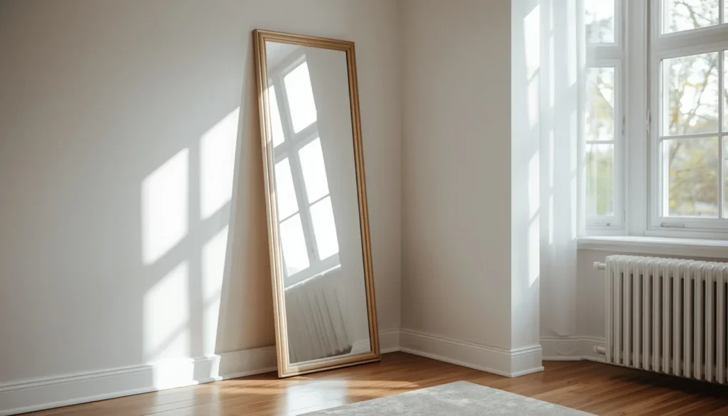 living room corner ideas statement mirror