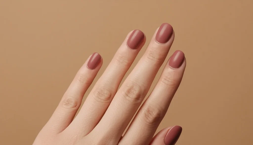 dusty mauve pink nails muted cute pink nail ideas minimalist