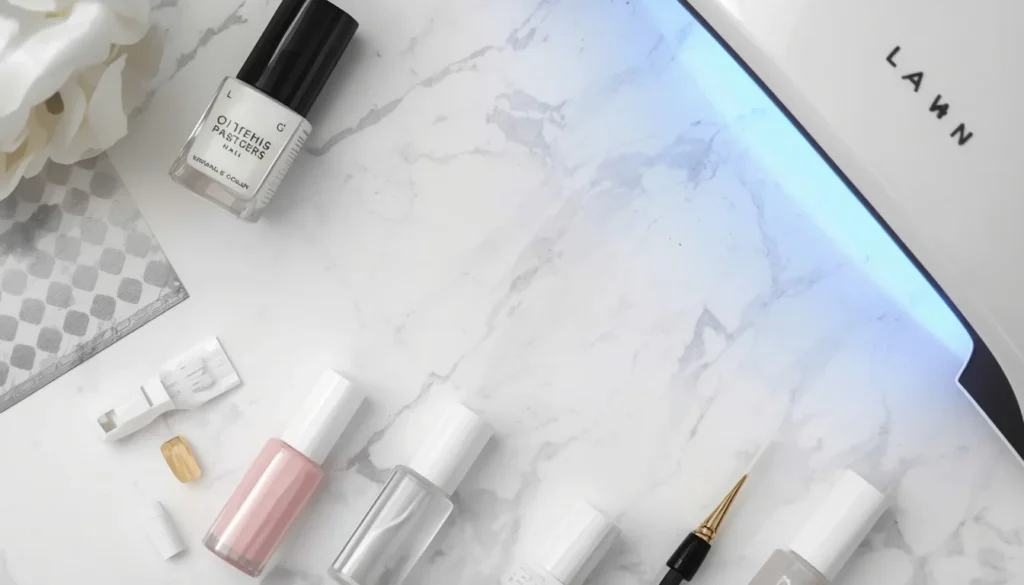 tools needed for white french tip nails at home